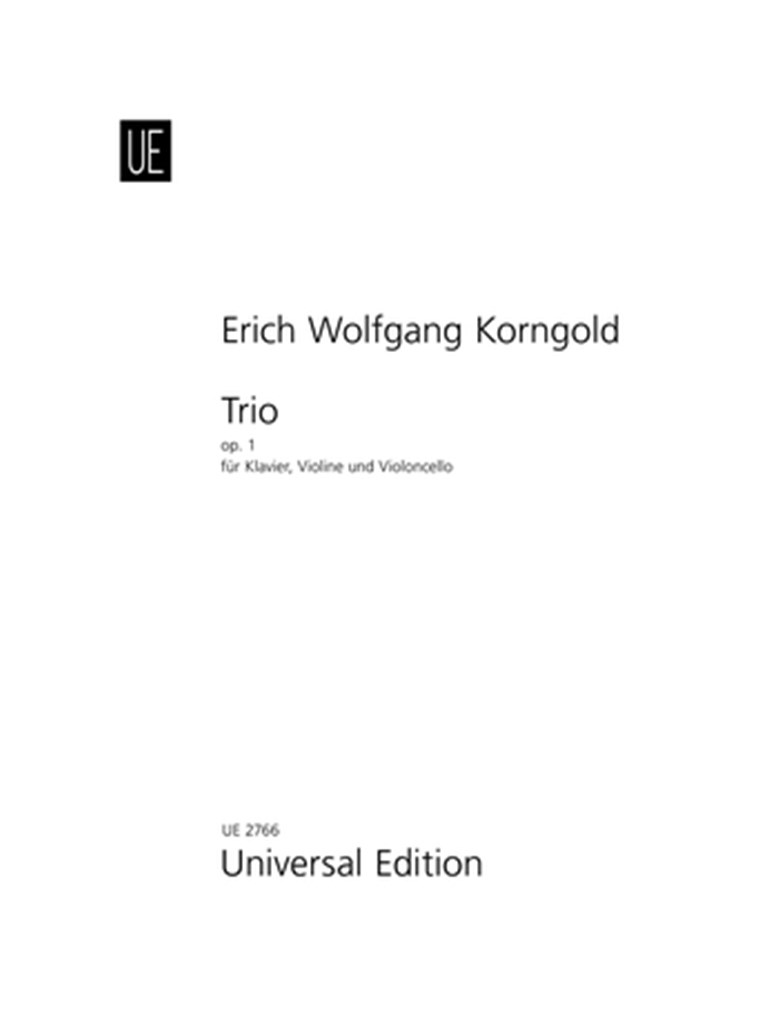 Trio Opus 1 V/Vcl/P. (1909)
